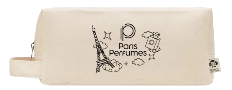Béžová kosmetická taštička Paris Perfumes